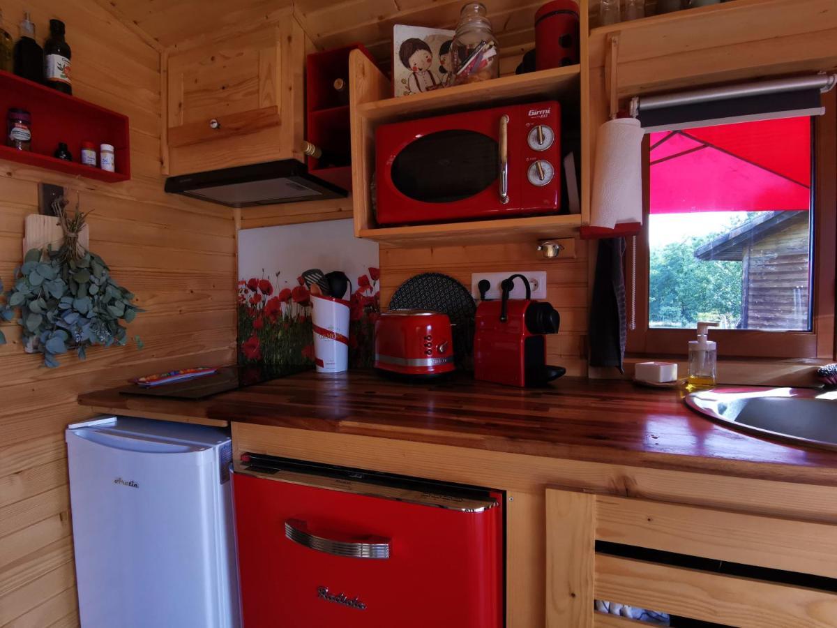 Гостьовий будинок La Roulotte Du Cagire - 4 Pers - Pyrenees Villeneuve-de-Riviere Екстер'єр фото