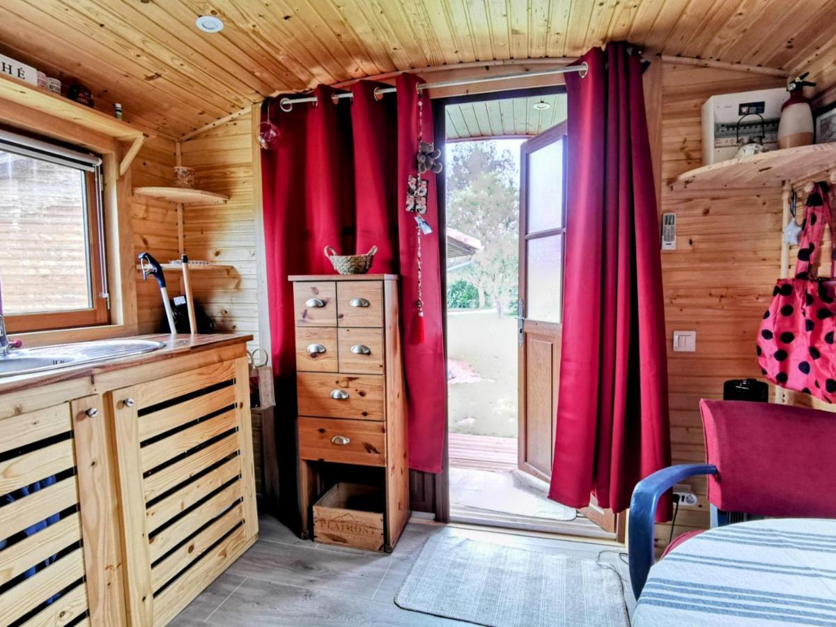Гостьовий будинок La Roulotte Du Cagire - 4 Pers - Pyrenees Villeneuve-de-Riviere Екстер'єр фото