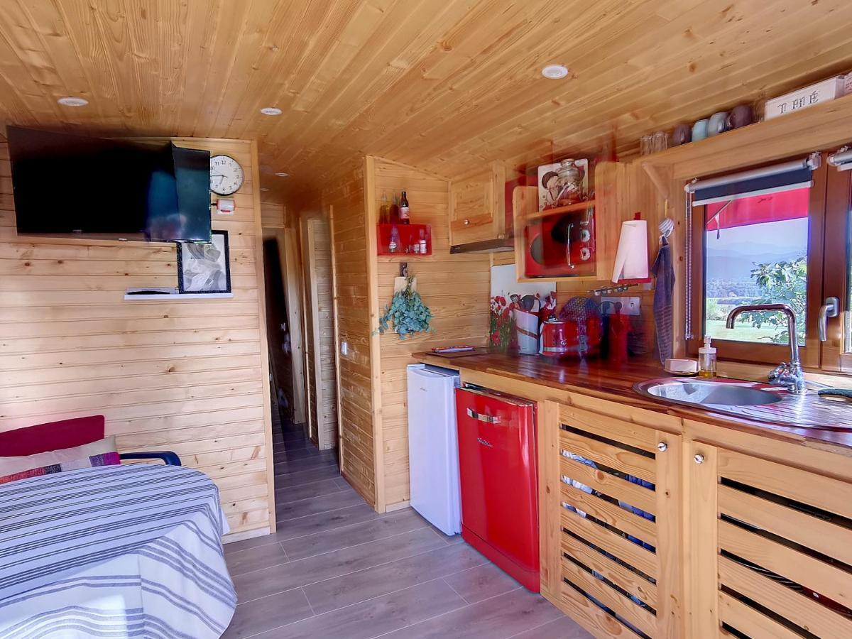 Гостьовий будинок La Roulotte Du Cagire - 4 Pers - Pyrenees Villeneuve-de-Riviere Екстер'єр фото