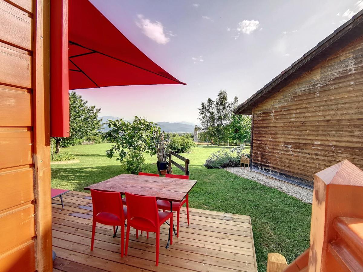 Гостьовий будинок La Roulotte Du Cagire - 4 Pers - Pyrenees Villeneuve-de-Riviere Екстер'єр фото